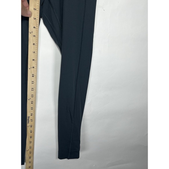 Gymshark Women's Crossover Leggings Athletic Lightweight Darkest Teal Size S EUC - Picture 5 of 11